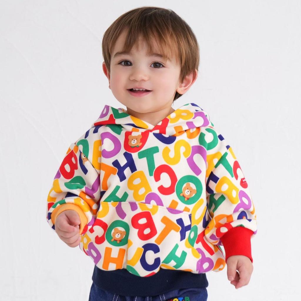 MIKIHOUSE HOT BISCUITS Boys and Hoodie, Girls, Kids' Clothing, Multicolor, 80cm, 73-5605-497