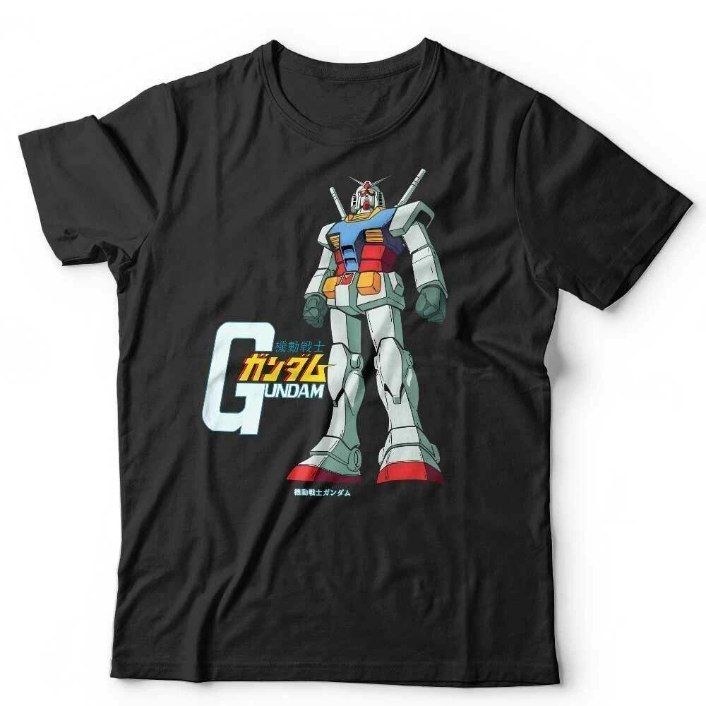 Футболка Gundam Унисекс Робот Аниме Мультфильм Японский Меха S