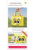 Mu Meng Little Yellow Duck Kids Raincoat and Waterproof Rain Boots with Umbrella Hat Set - INS Style for Babies and Toddlers.