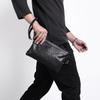 Men's Genuine Leather Business Casual Clutch Bag - Large-Capacity Handheld Cowhide Envelope Bag