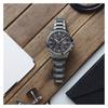 Casio EDIFICE Metal Series IP Black Particle Coated Racing Quartz Movement Stainless Steel Strap Japanese and Korean Watch Men's EFB-509GY-1AVUPR
