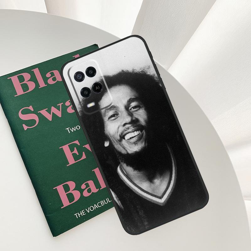 Bob Marley Singer Case For Oppo A54 A74 A94 A54S A57S A15 A16 A17 A52 A72 A76 A96 A58 A78 A98 A77 A5 A9 Cover