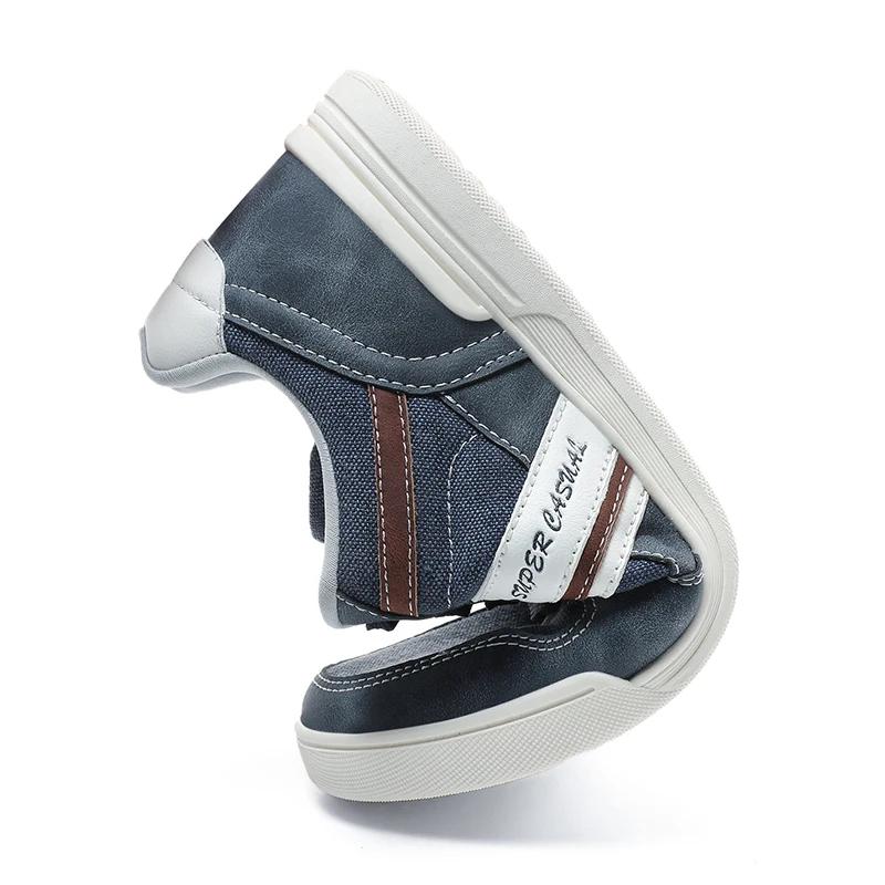 Fashion SYTK Men's Sneakers Low Top Comfortable Casual Shoes Breathable Denim Walking Shoe