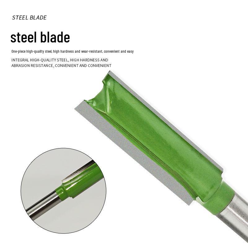 Wolframstahl Einseitiger Nutfräser für Holzbearbeitung, Scharf und Langlebig mit Rundschaft