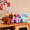 Traditional Horse Plush Doll With Soft Plush Material For Celebrations And Home Decoration