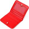 Small Size Lacquered Women's Wallet Made of Natural Textured Leather CANPELLINI 21800 Red