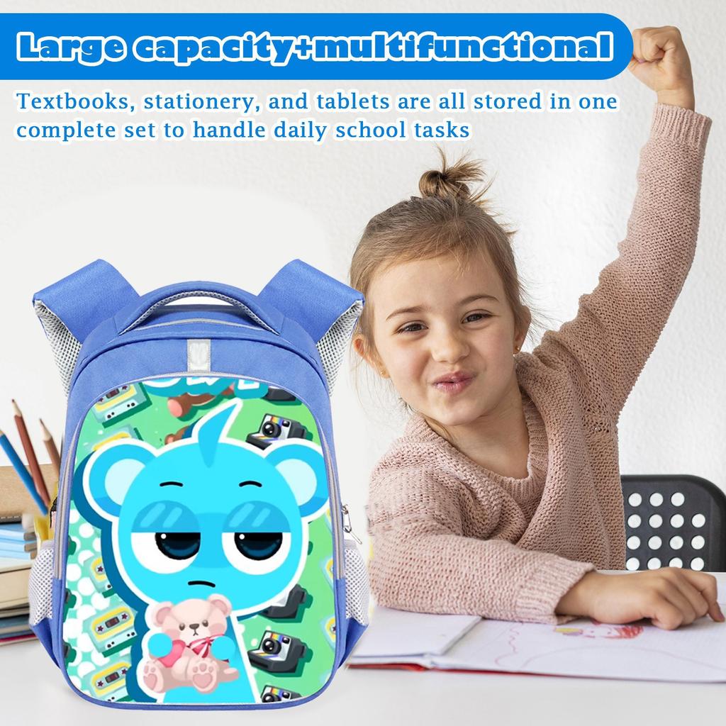 Elementary School Cartoon Backpack And Peripheral Backpack