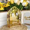 Acrylic Ramadan Countdown Calendar Mirror Surface Eid Mubarak Decoration  Eid Al-Fitr