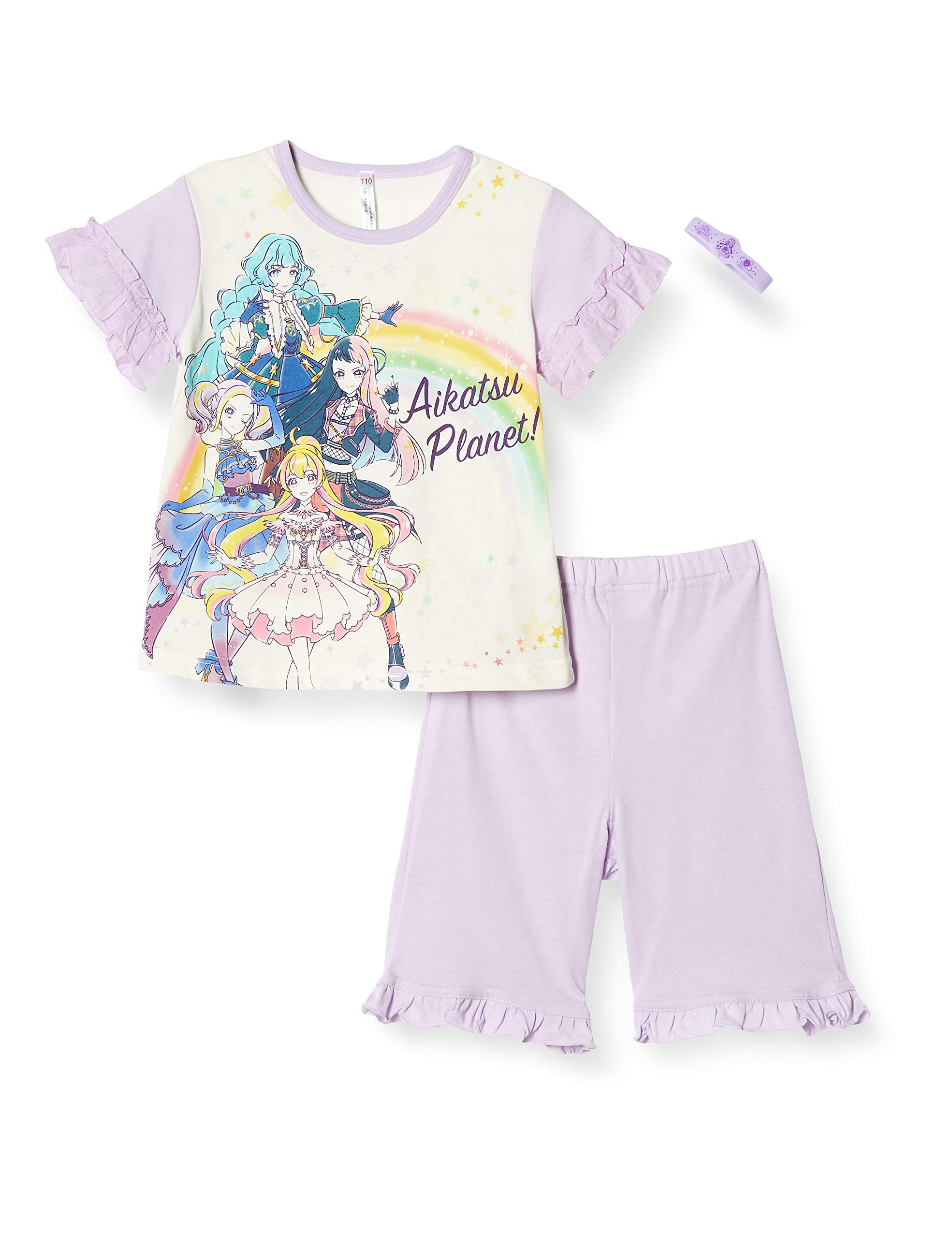 

Gives you Glowing pajamas Aikatsu 2554231 532 [Bandai] courage! Planet! фиолетовый
