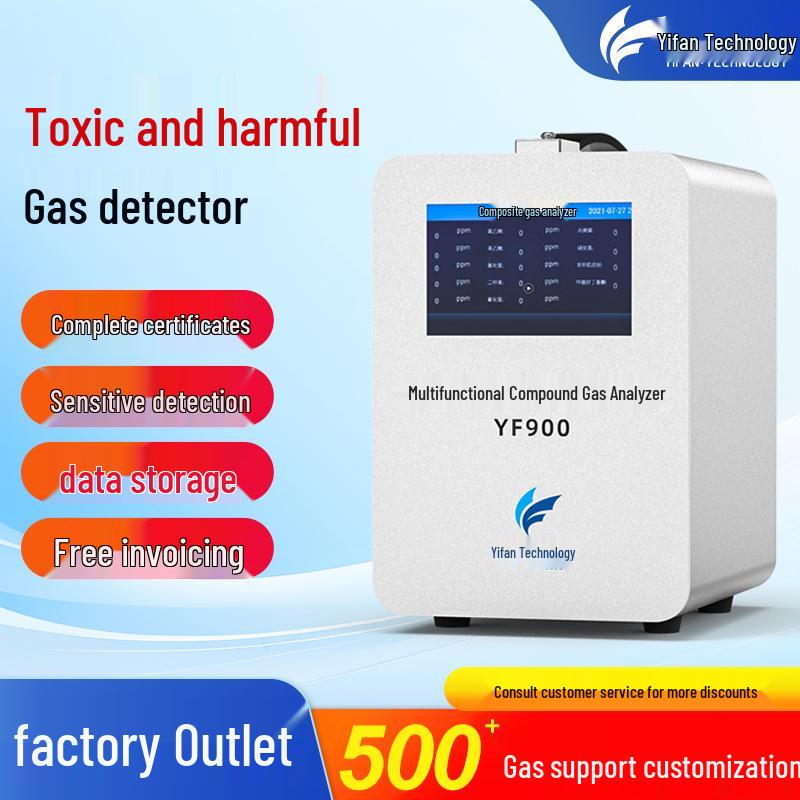 Portable Four-in-One Gas Detector for Ammonia, Hydrogen Sulfide, Oxygen, and Toxic Gases