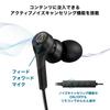 Audio-Technica ATH-CKS330NC BL Wired Earphones Type-C Noise Cancelling 1.2m U-Shaped Cable Microphone Remote Deep Bass Closed-Back High-Quality DAC