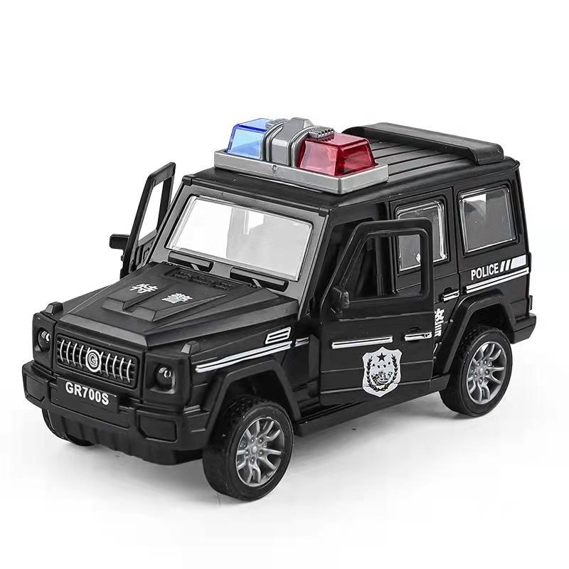 Feuerwehr Rettungswagen Polizeiauto Modellset Öffnungsbare Türen ABS Material für Kinder Pädagogisches Spielzeug Geschenke