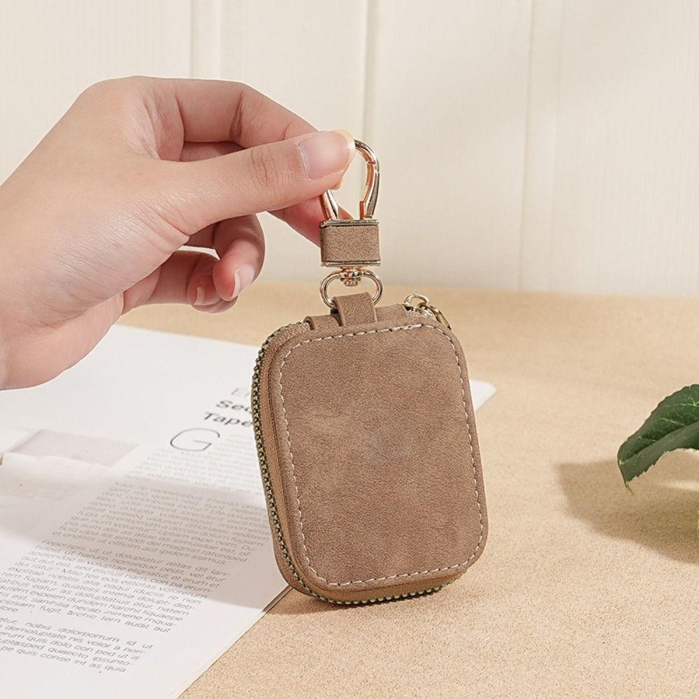 Anti-Verlust Leder Kopfhörerhülle Stoßfeste Kopfhörer Aufbewahrungstasche Kopfhörerzubehör