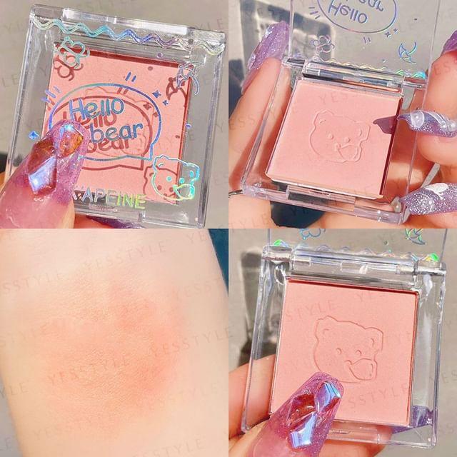 E.L.G - Hello Bear Cheek Color 01 Milky Apricot