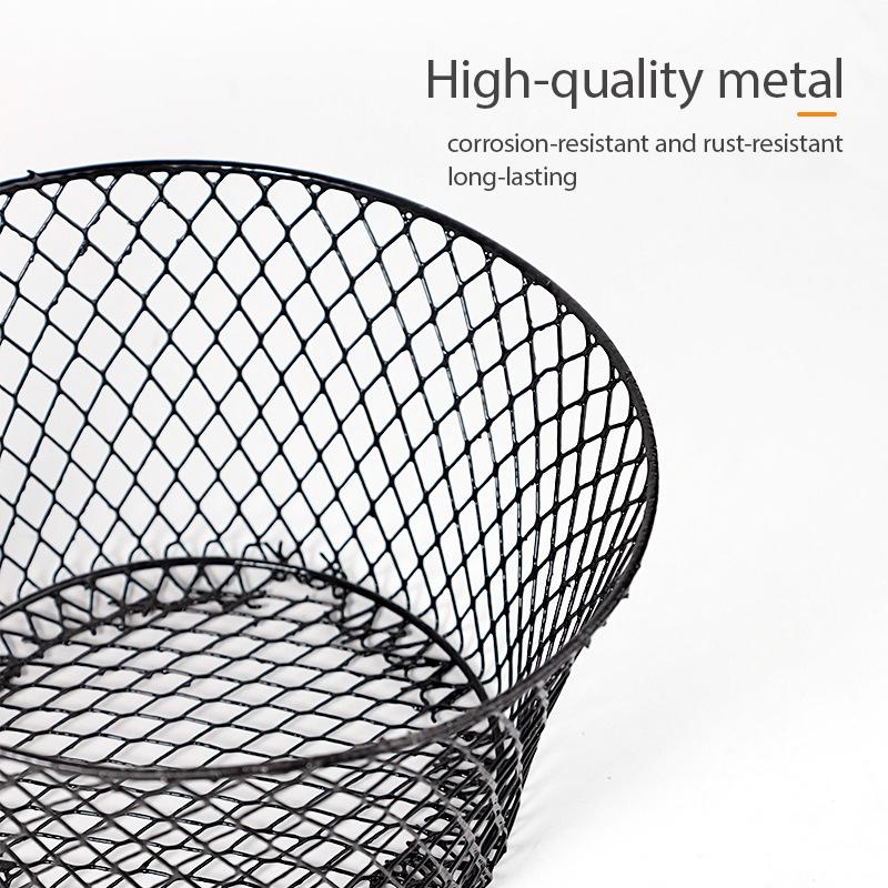 Home Storage Basket Fruit and Vegetable Storage Basket Desktop Snacks Basket Simple Iron Storage Basket
