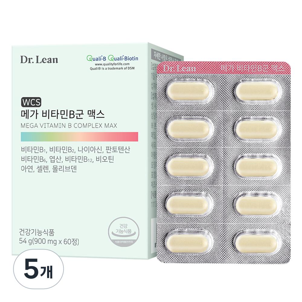 Dr. Lin Mega Vitamin B Complex Max 60 Tablets 5 pcs