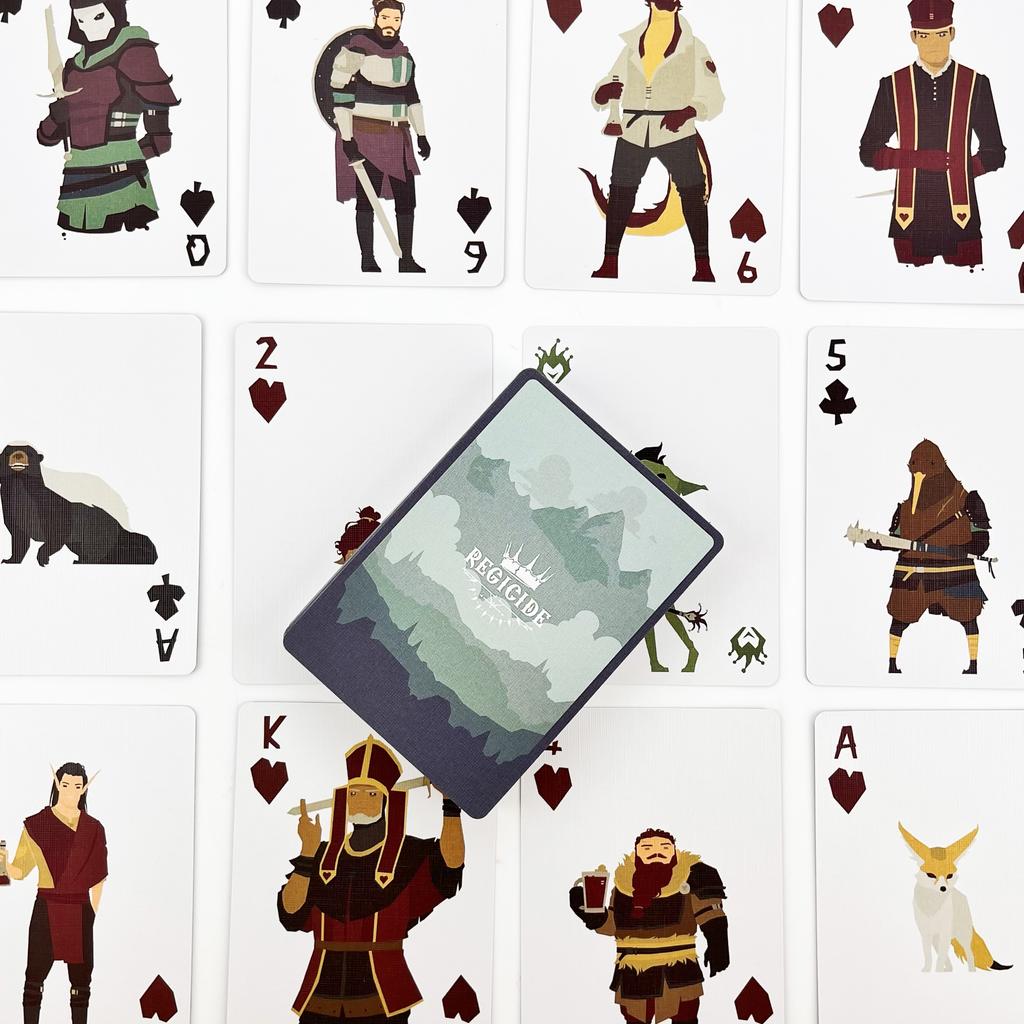 Regicide English Board Game Cooperative Multiplayer Card Games