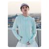 Sun Protective Coat Thin Hooded Sun Protective Clothing Women Outdoor Long Sleeve Jacquard Breathable Quick Drying Sun Protective Clothing