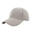 Autumn/Winter Corduroy Baseball Cap: Korean Style, Solid Color, Curved Brim for Men & Women