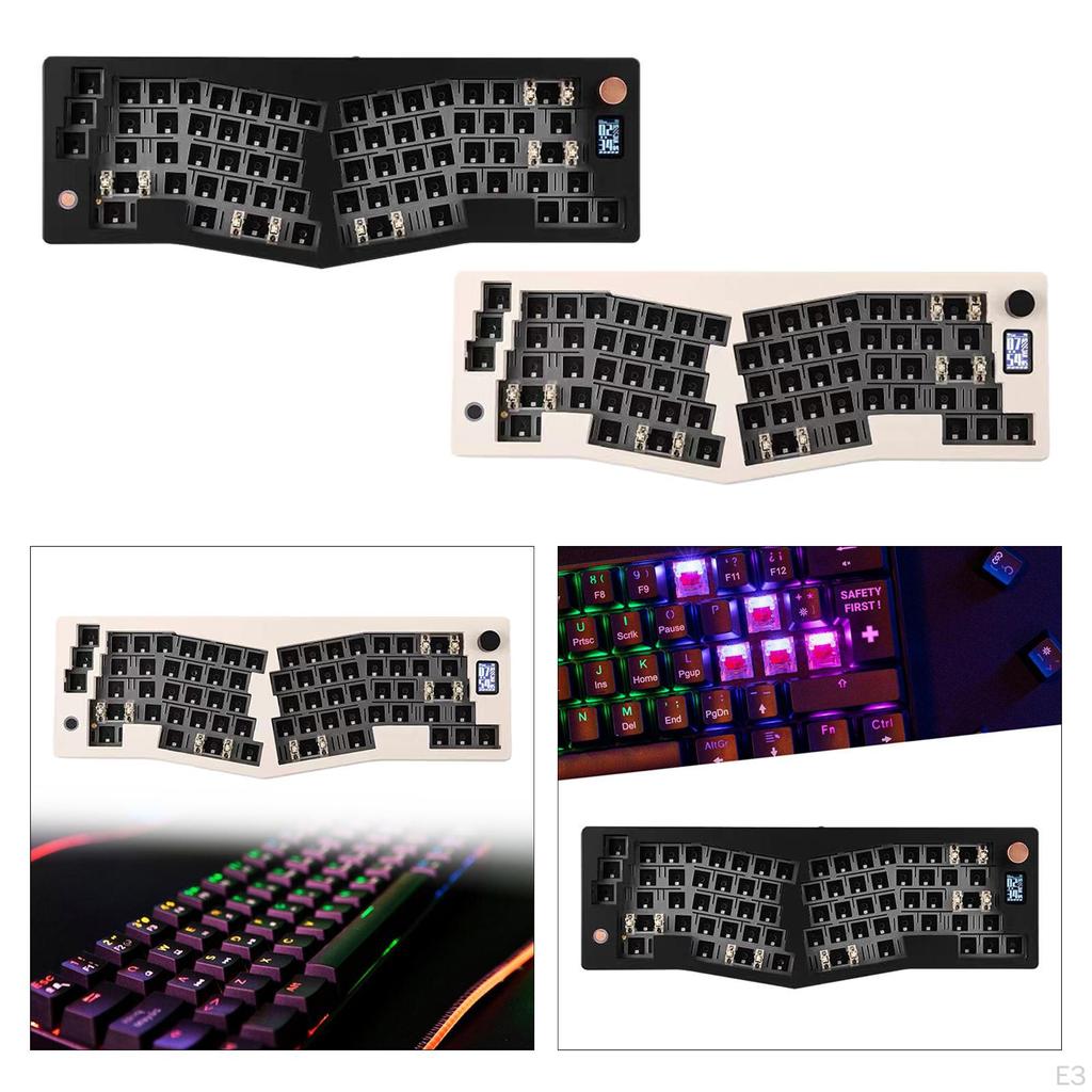 Customizable Mechanical Keyboard Kit for Gaming PC with Interchangeable Switches And RGB Lighting