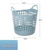 Plastic Laundry and Storage Basket for Clothes, Toys, & Bathroom Use