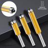 Flush Trim Router Bits Carbide 8mm Milling Cutting Milling Tools For Laminate Board Acrylic Wood Synthetic Material Metal Edge