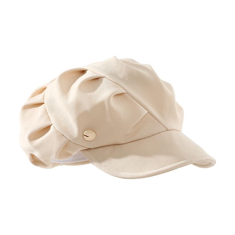 Vintage Style Curved Brim Spring Autumn Outdoor Fashion Women Cap Ladies Beret Hat