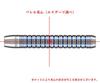 Dynasty A-FLOW SILVER LINE EARTH CERULEAN 2BA Soft Dart Barrel