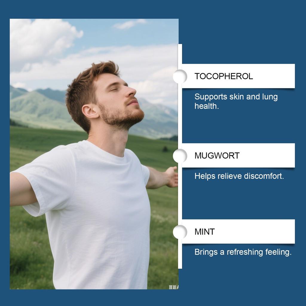 Relief Patch Health Support Patch Care Patch Promoting Smooth Breathing Body Care Patch