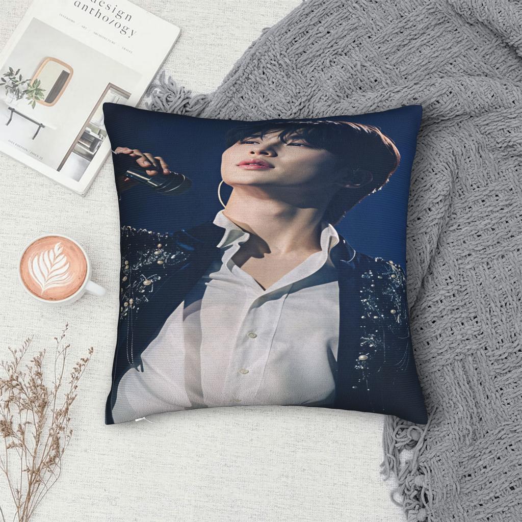 Byeon Woo Seok Pillow Cover Square Cushion Cover Funny Pillow Case For Couch Sofa Bedroom