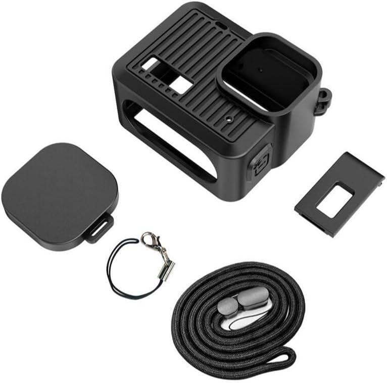 GoPro Hero 4K Action Camera Mini Silicone Case & Tempered Film Screen Protector Accessories