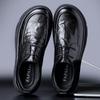 2025 Trendy British Business Men's Thick-Soled Casual Loafers for Spring & Autumn