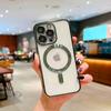 Electroplating Magnetic Case Suitable for Apple 15PRO Protective Case with Lens Film TPU Soft Case IPhone 14 Mobile Phone Case