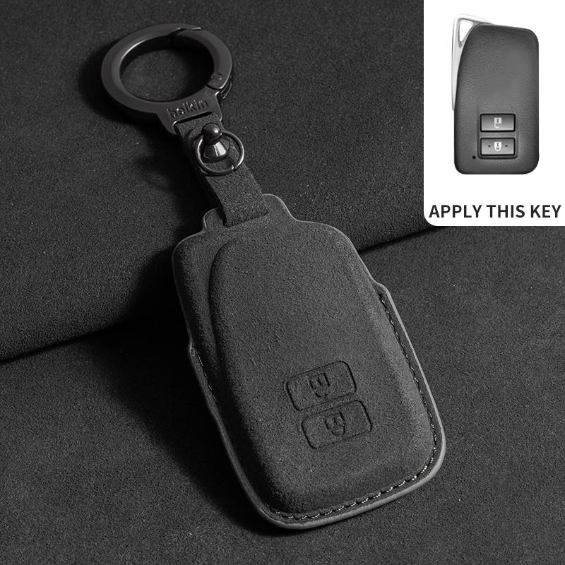 

Suede Car Smart Key Case Cover Shell Fob for Lexus NX ES UX US RC GX IS RX 200 250h 350h LS 450h 260h 300h UX200 Car Accessories