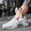 2026 New Breathable Men's Sports Work Shoes Slip-On Anti-Slip Wear-Resistant Casual Shoes Thick Bottom Labor Protection Sneakers