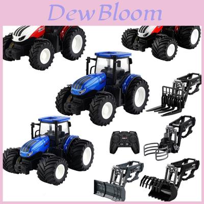 2.4g Alloy Rc Farmer Engineering Tractor Toy For 4-6 Years Kids