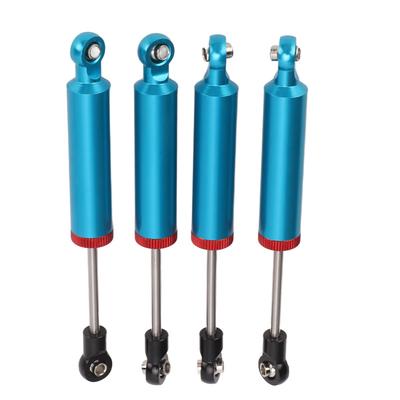 RC Car Shock Absorber Aluminum Alloy Oil Damper Smooth Ride 1/10 Climbing Car 110mm (Blå)