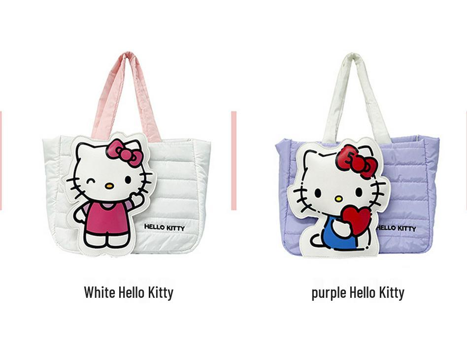 2025 Cute Cartoon Tote Bag - Girlish, Sweet, Large Capacity Shoulder Handbag for Women