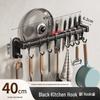 Multifunctional Wall-Mounted Kitchen Utensil Rack