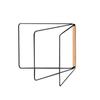 Iron Foldable Dish Rack Kitchen Towel Holder Storage Shelf for Sponge and Washcloth