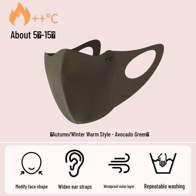 

2025 Warm Windproof Coldproof UV-Resistant Breathable Face Mask - Autumn/Winter