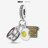 Brand Latest Arrival Yellow Series Animal Shape Charm Bead Component Bead Components Compatible With Pandach Authentic Original Bracelet High Quality