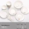 Picasso 'Flowers of Friendship' 18-Piece Art Ceramic Dinnerware Set