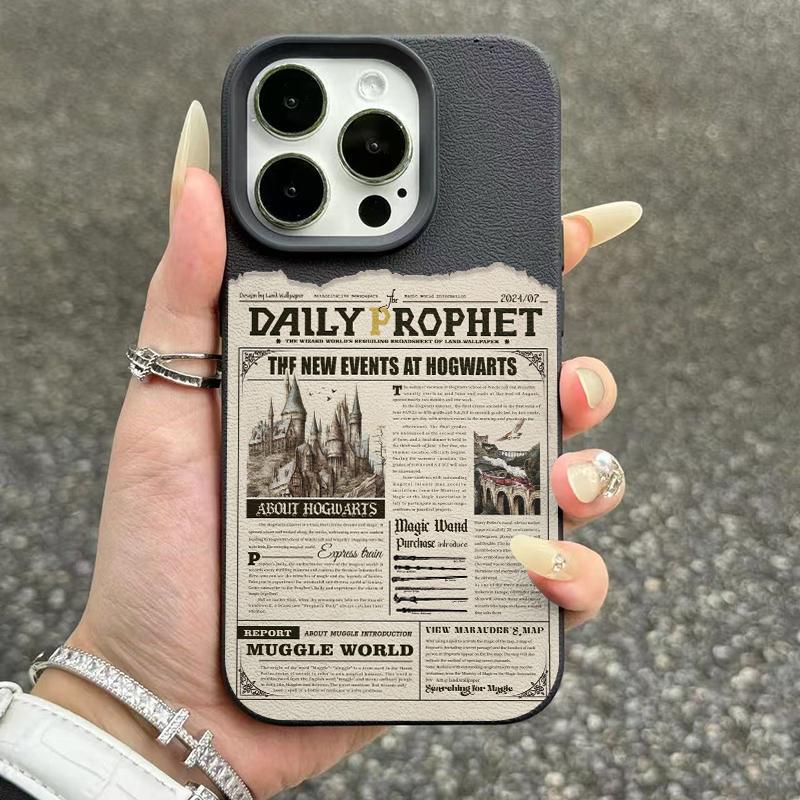 

Подходит для Apple 16promax Чехол для мобильного телефона Iphone15 Premium 14pro Anti-fall 13 Газета 12/11 iPhone X