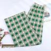 Spring/Summer 2025 Women's Checkered Loose Slimming Wide-Leg Pants - Korean Style Trend