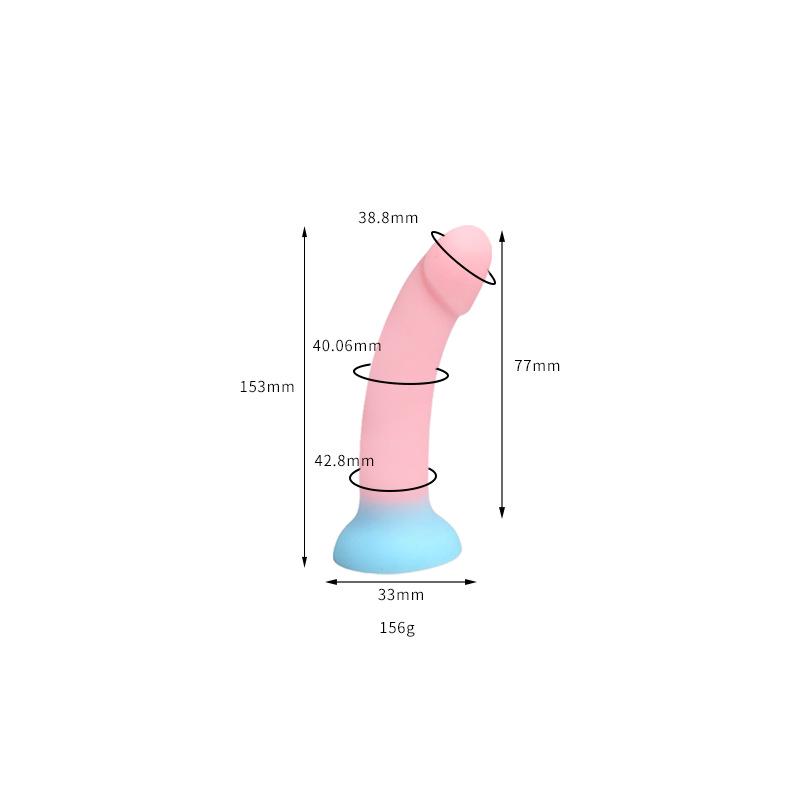 Thousand Hundred Fun Silicone Dildo - Female Erotic Toy for Anal Insertion & Masturbation