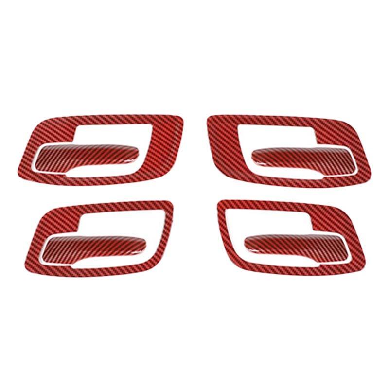 ABS Interior Door Handle Decoration Protective Cover Sticker Fit For Dodge Charger For 300C 2011 Up Exterior Accessories