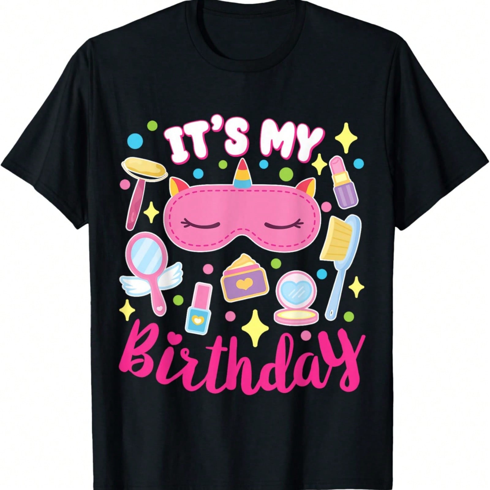 It s My Birthday Butterfly Tie Dye Birthday Party Girl T-Shirt S разноцветный