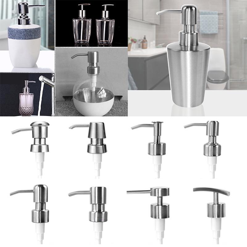 Modern Stainless Steel Lotion Dispenser Pump Nozzle Fits Any 25mm Bottle