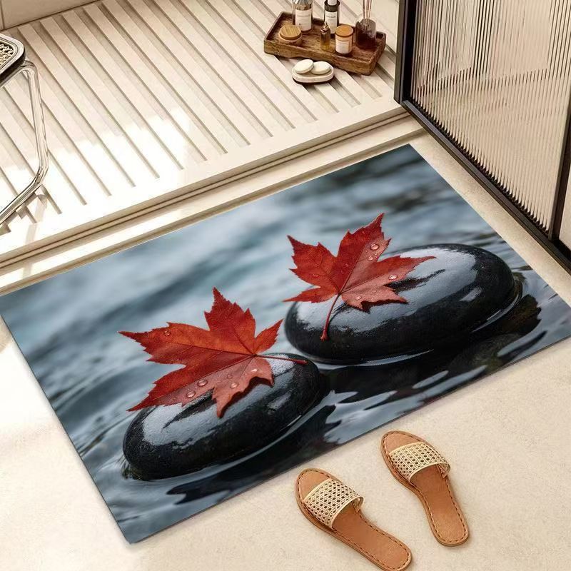 Bathroom Absorbent Diatom Mud Toilet  Doormat Toilet Toilet Floor Mat Toilet Carpet